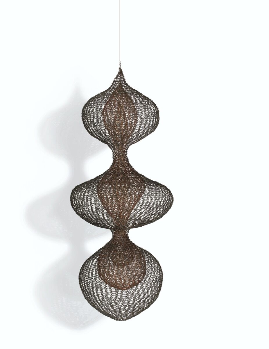 Ruth Asawa, Untitled (S.387, Hanging Three Separate Layers of Three-Lobed Forms), c. 1955. Courtesy of Christie’s.