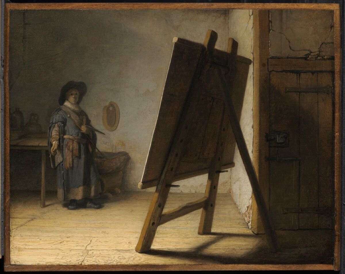 Rembrandts Artist In His Studio Perfectly Captures The Anxiety Of Rembrandts Artist In His Studio Perfectly Captures The Anxiety Of