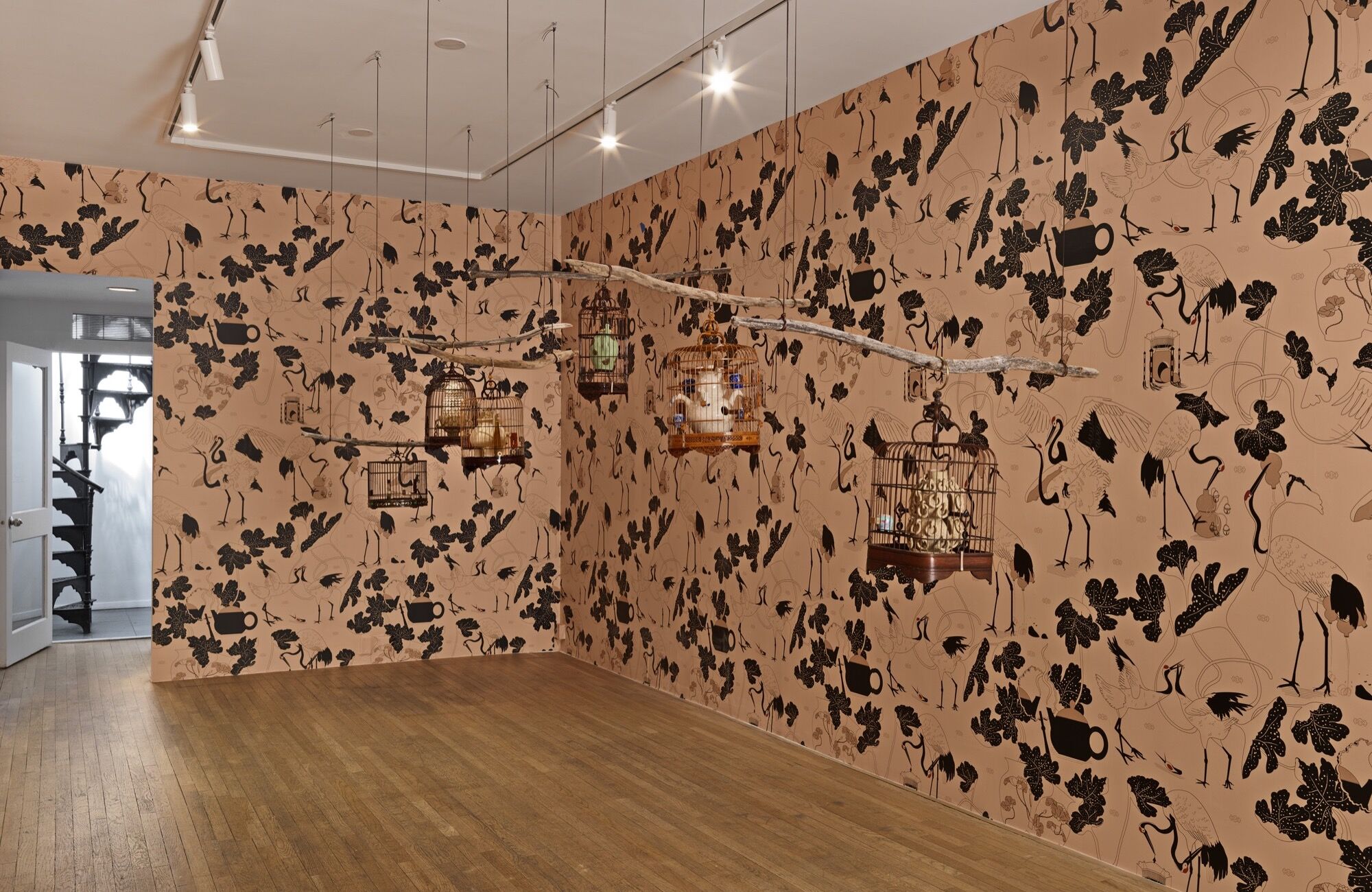 Dominique Fung, installation view of “It’s Not Polite To Stare” at Jeffrey Deitch, New York, 2021. Photo by Cooper Dodds and Genevieve Hanson. Courtesy of the artist and Jeffrey Deitch, New York.