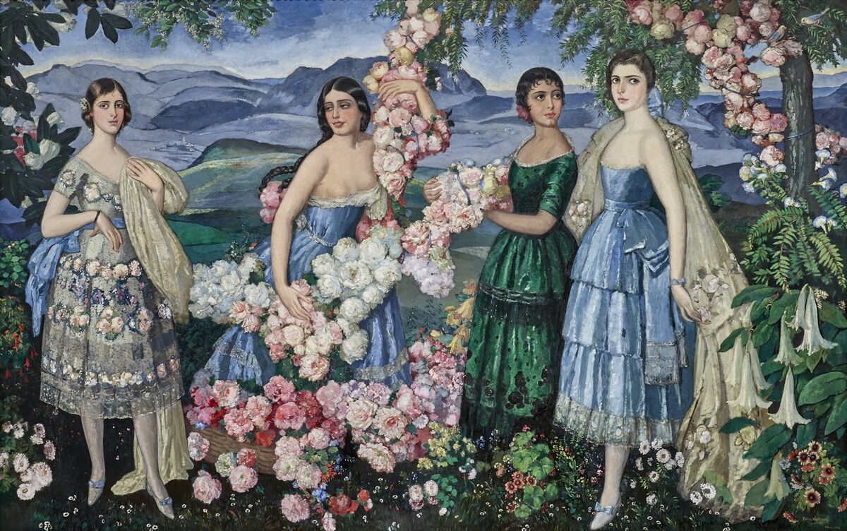 Alfredo Ramos Martínez, Flores Mexicanas, 1914-1929.  © El Proyecto de Investigación Alfredo Ramos Martínez.  Cortesía del Museo de Arte de Dallas.