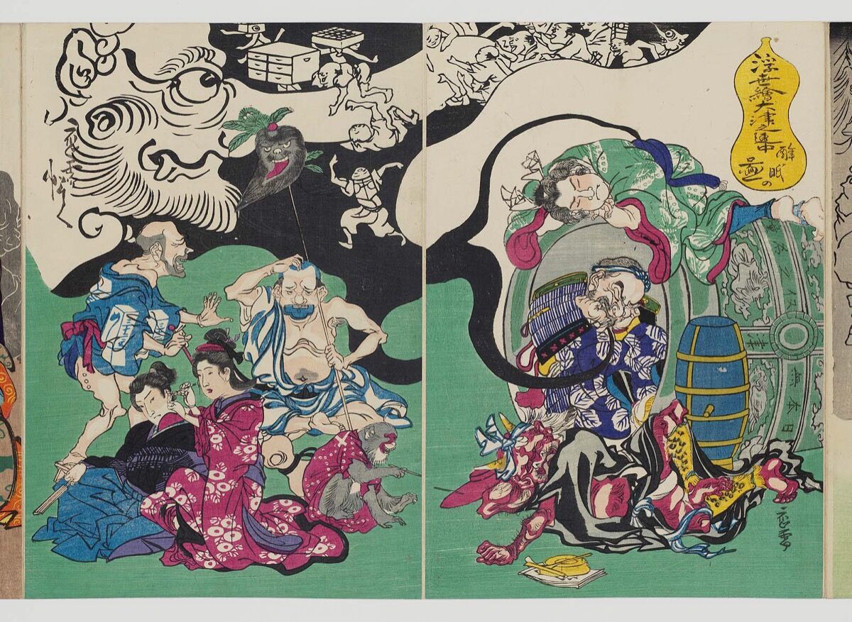 Kawanabe Kyōsai The Demon Of Painting Invented Manga In 1874