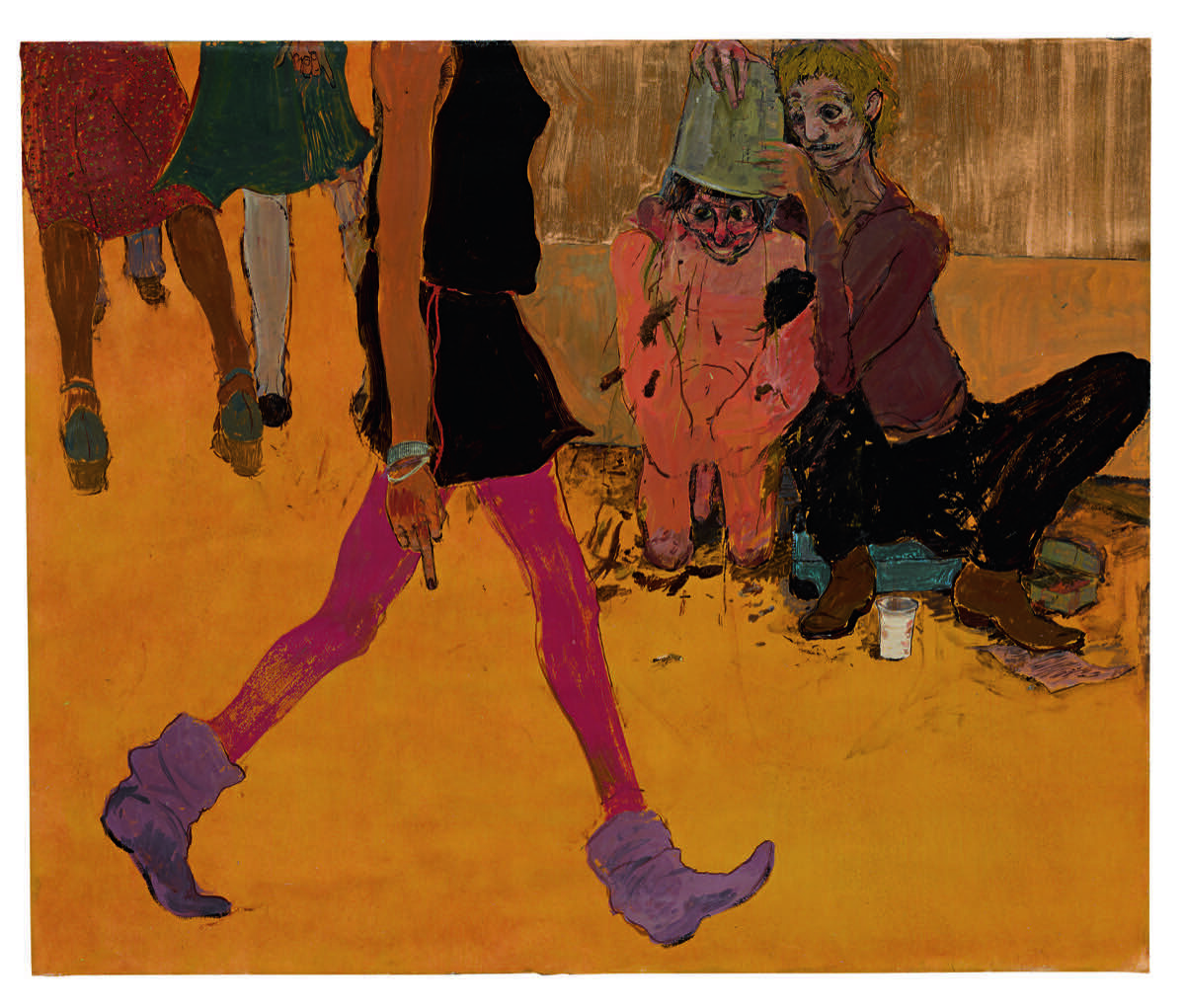 Kai Althoff, Él lo verá todo, 2002. Cortesía de Sotheby's.
