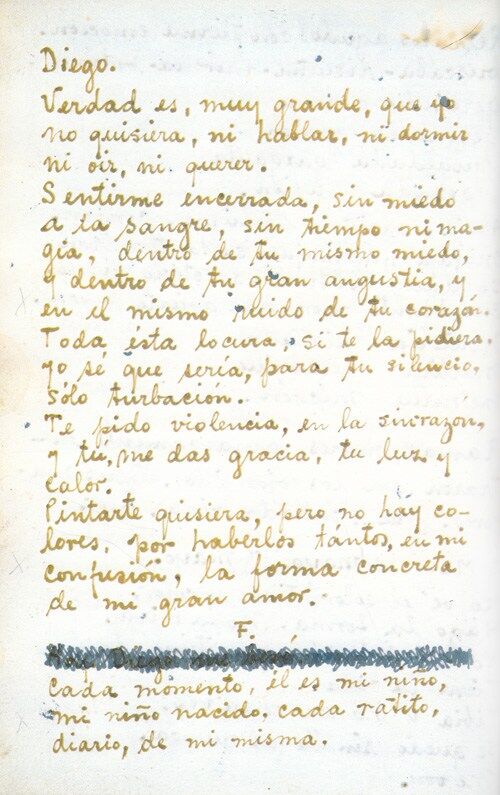 Frida Kahlo S Love Letters To Diego Rivera Reveal Their Volatile Relationship Artsy Frida Kahlo S Love Letters To Diego Rivera Reveal Their Volatile Relationship Artsy