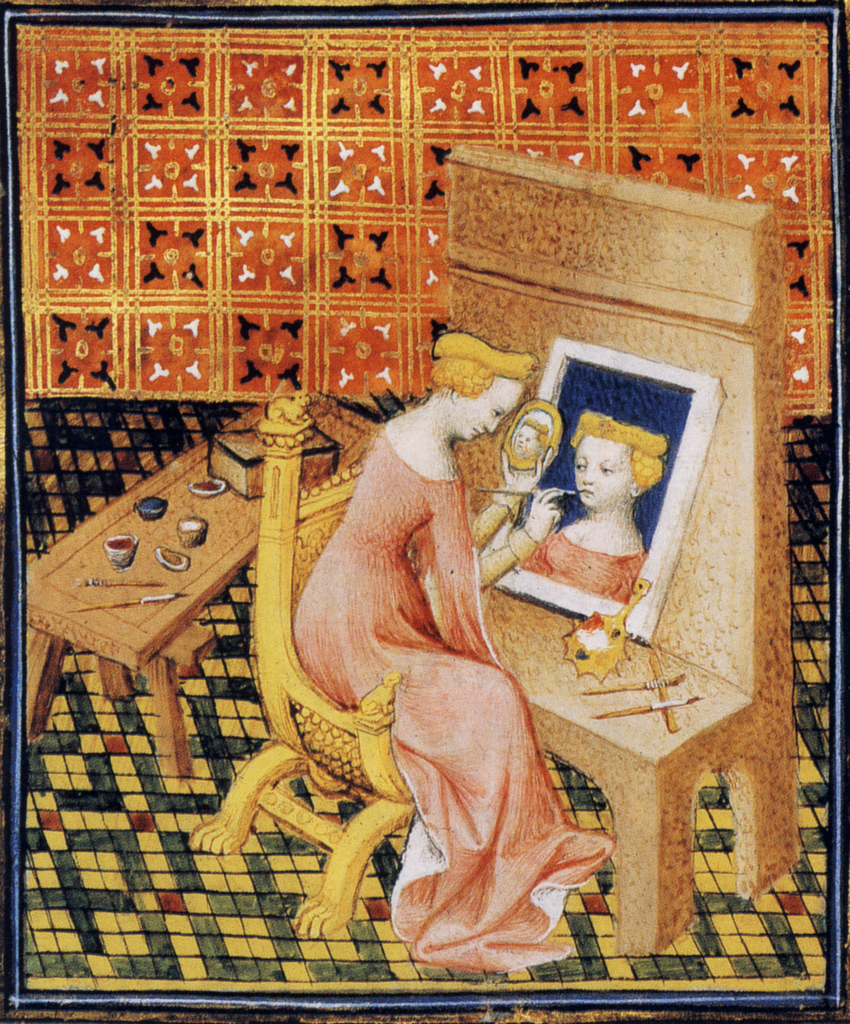 15th century illustration from Giovanni Boccaccio&#x27;s De Mulieribus Claris. Photo via Wikimedia Commons. 