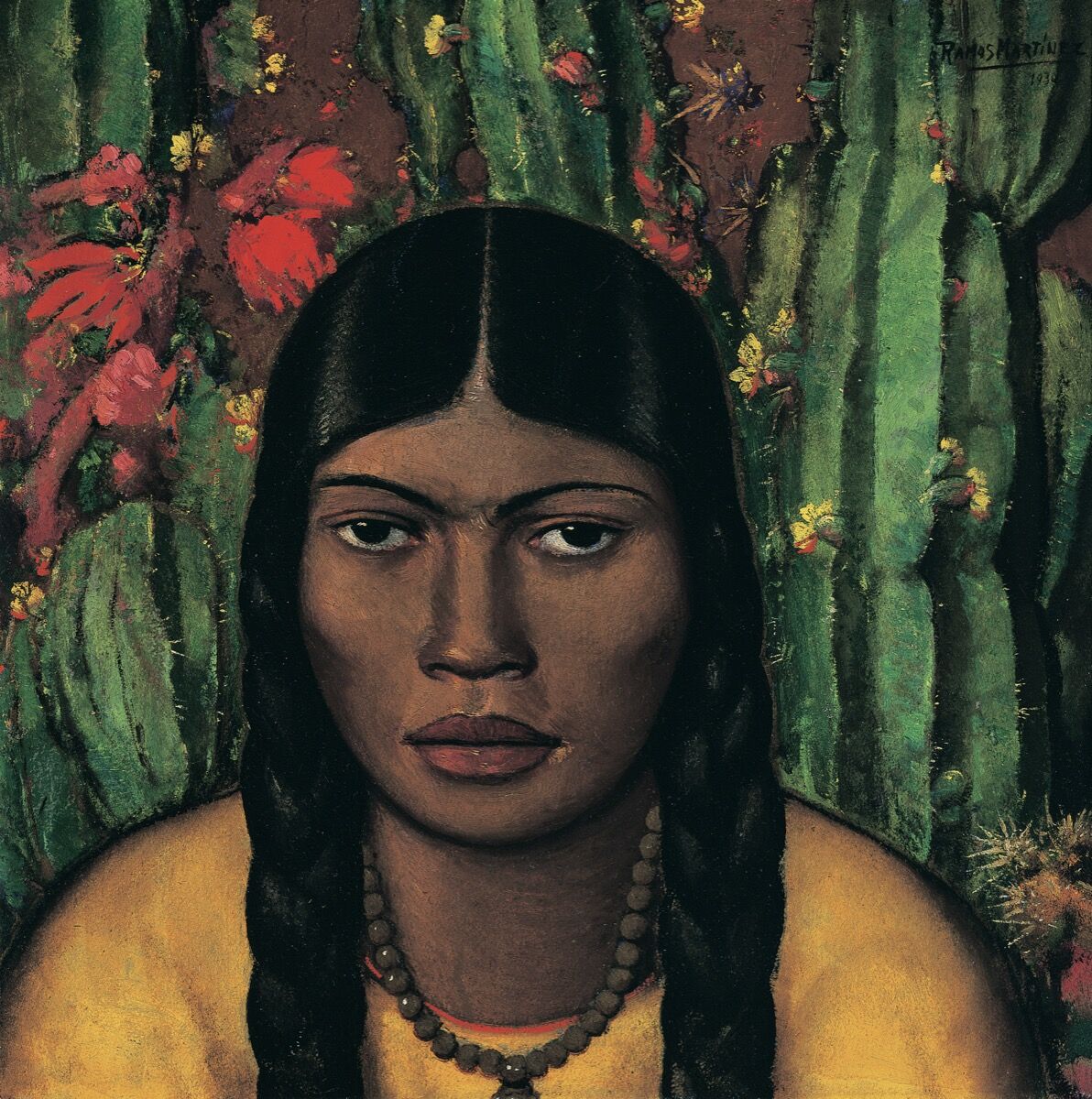 Alfredo Ramos Martínez, Mancacoyota, 1930. © Proyecto de investigación Alfredo Ramos Martínez.  Cortesía del Museo de Arte de Dallas.