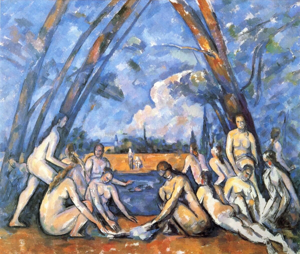 Paul CÃ©zanne, The Large Bathers, 1900â€“06. Courtesy of the Philadelphia Museum of Art. 