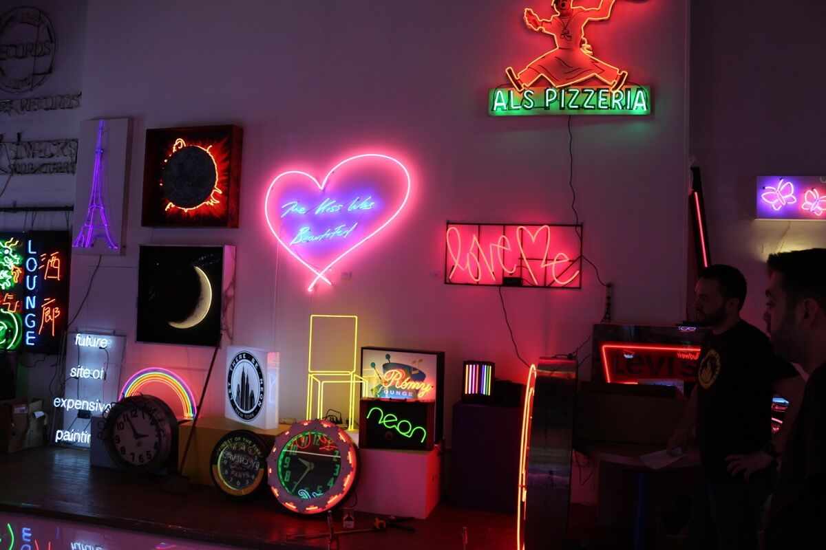 Let There Be Neon The Workshop Where Famous Artists Develop