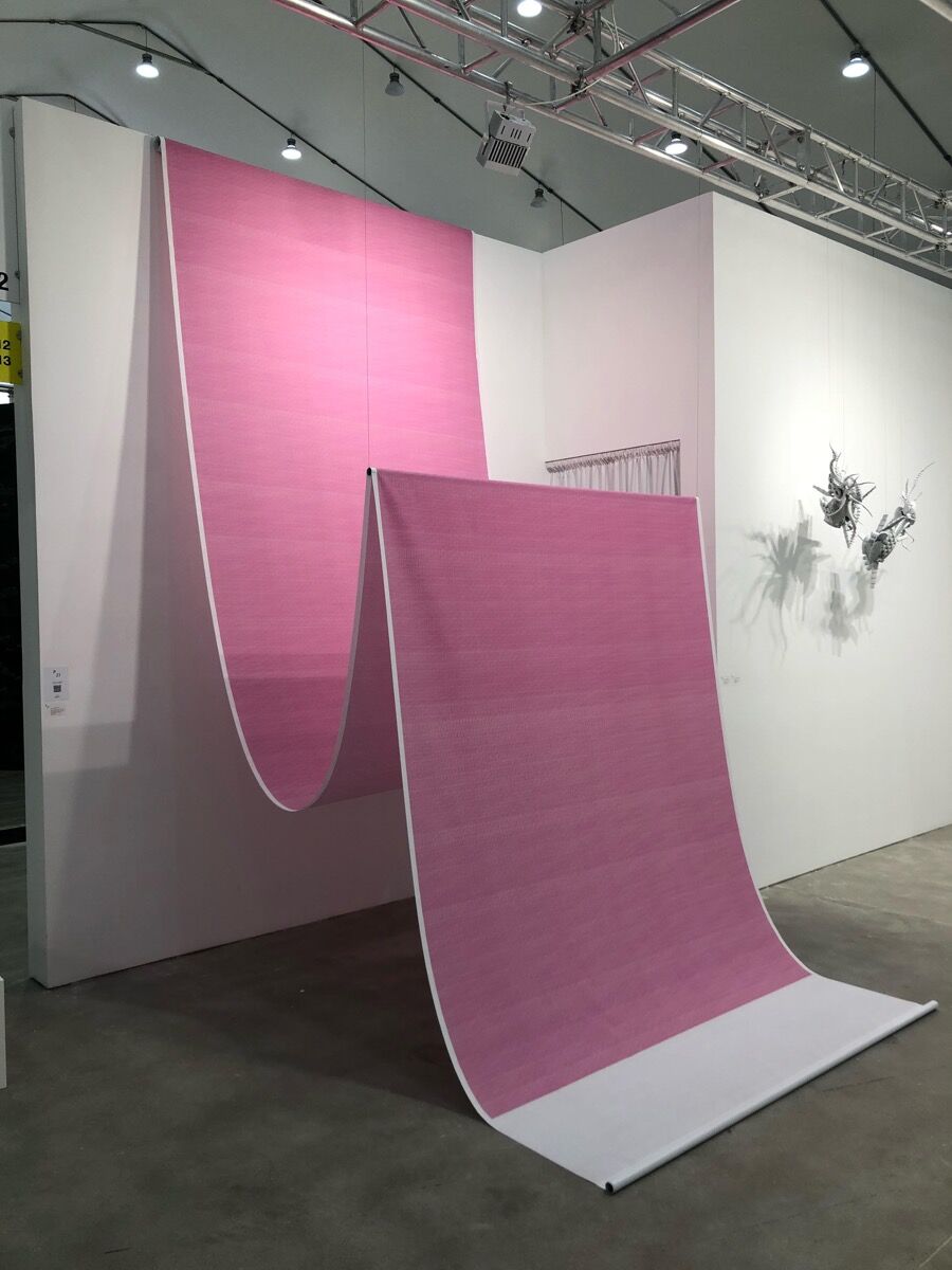Sun Choi, Magenta Painting, 2012. Courtesy of P21 Gallery. 