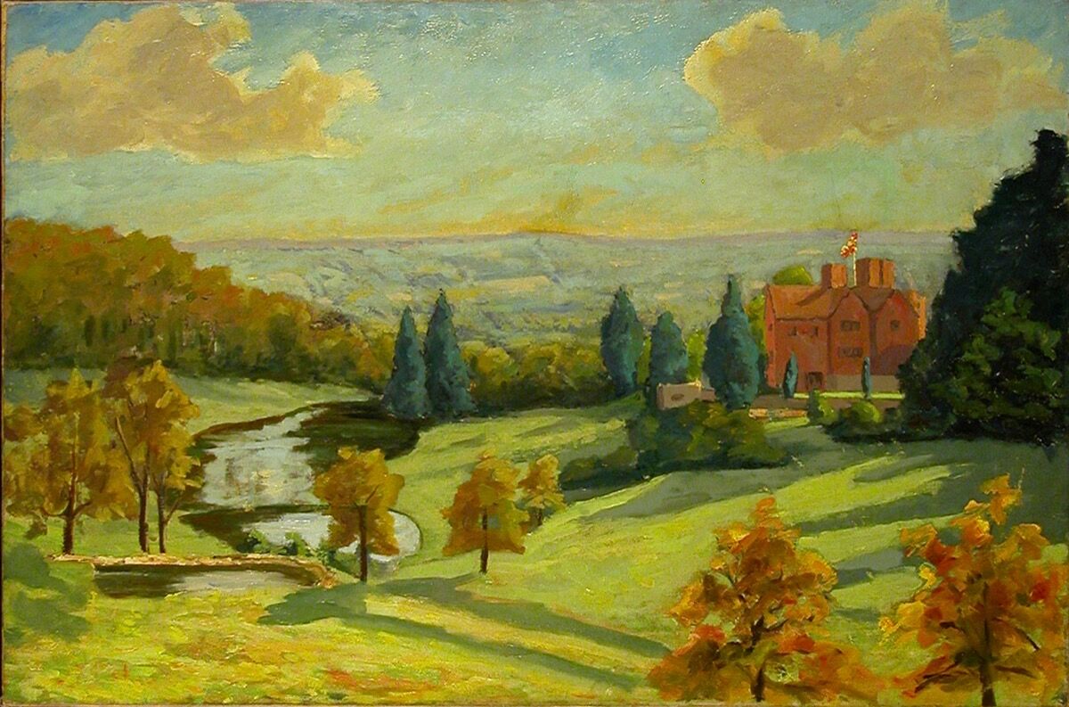 When He Wasn T Making History Winston Churchill Made Paintings Artsy