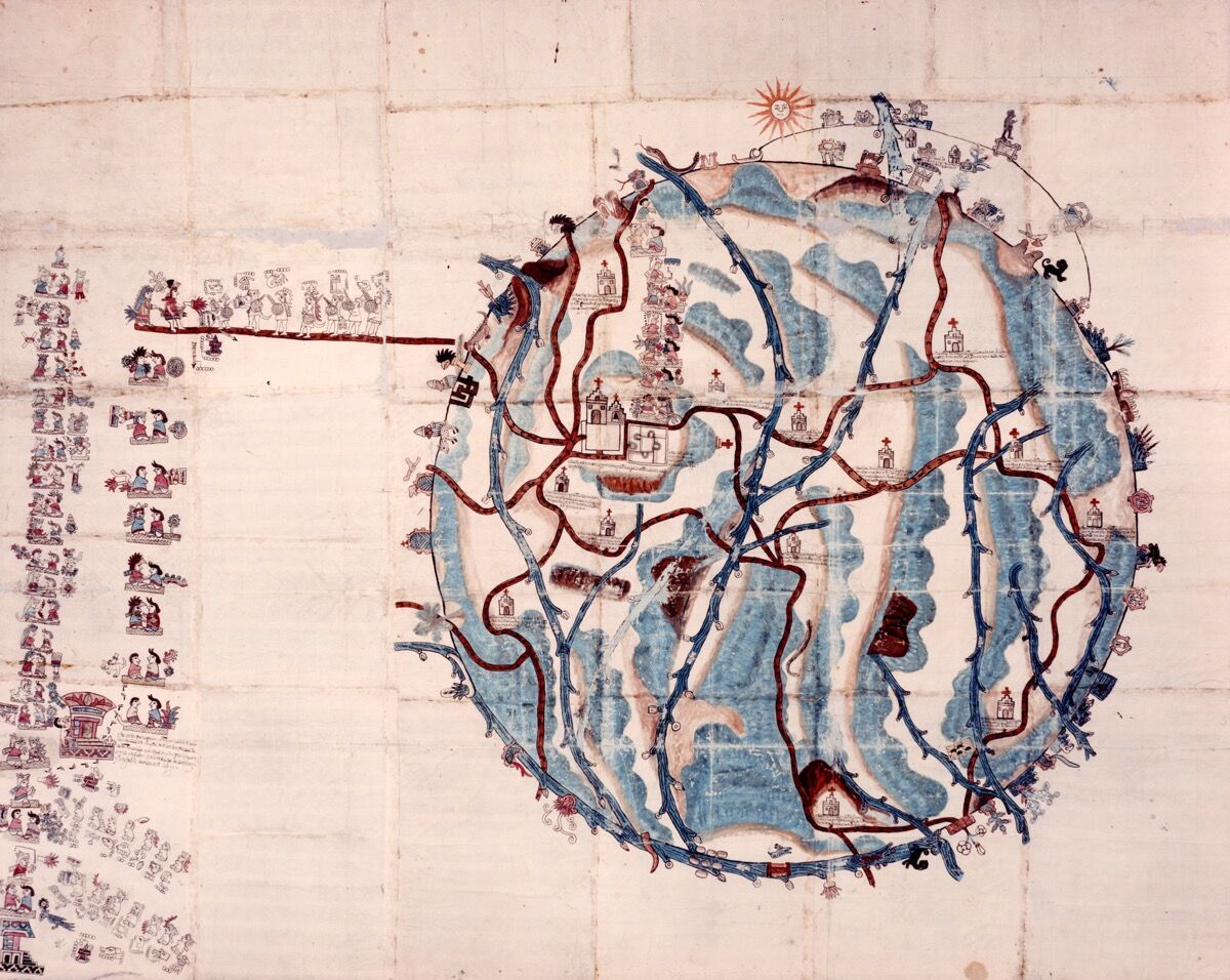 Unknown Artist, Teozacoalco, Mexico , 1580. Courtesy of the Blanton Museum of Art.