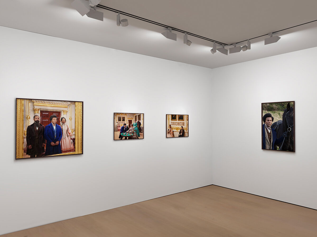 XR installation view of works by Isaac Julien from “Lessons of the Hour – Frederick Douglass” at Victoria Miro on Vortic, 2020. © Isaac Julien. Courtesy of the artist, Victoria Miro, and Metro Pictures.