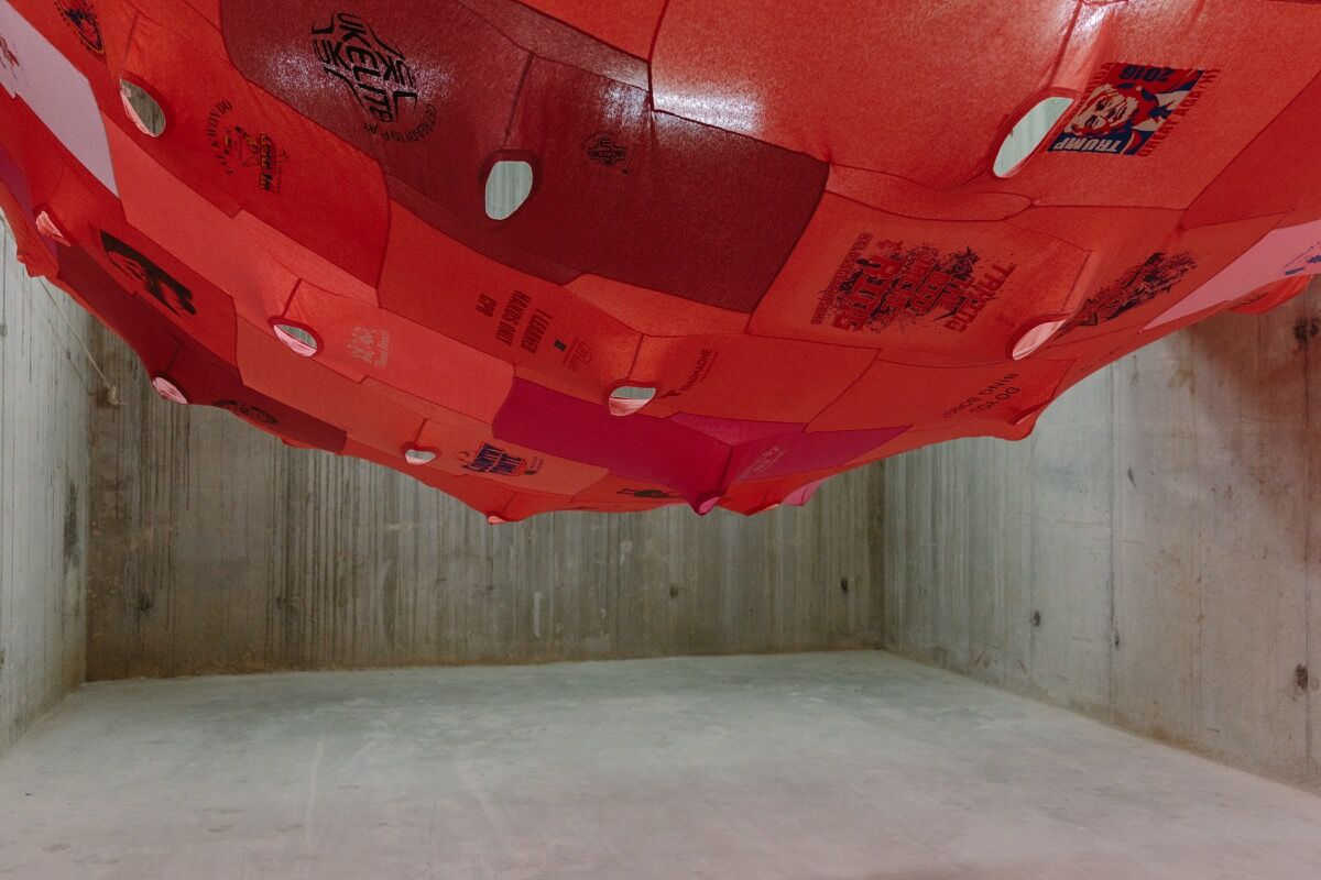 Installation view of Pia Camil at Fair. Photo by Diana Larrea. Courtesy of Fair.