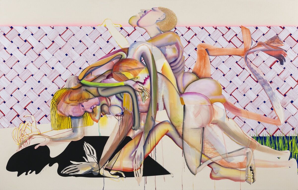 Christina Quarles, Peer Amid (Peered Amidst), 2019. © Christina Quarles. Courtesy of Regen Projects, Los Angeles; and Pilar Corrias, London.