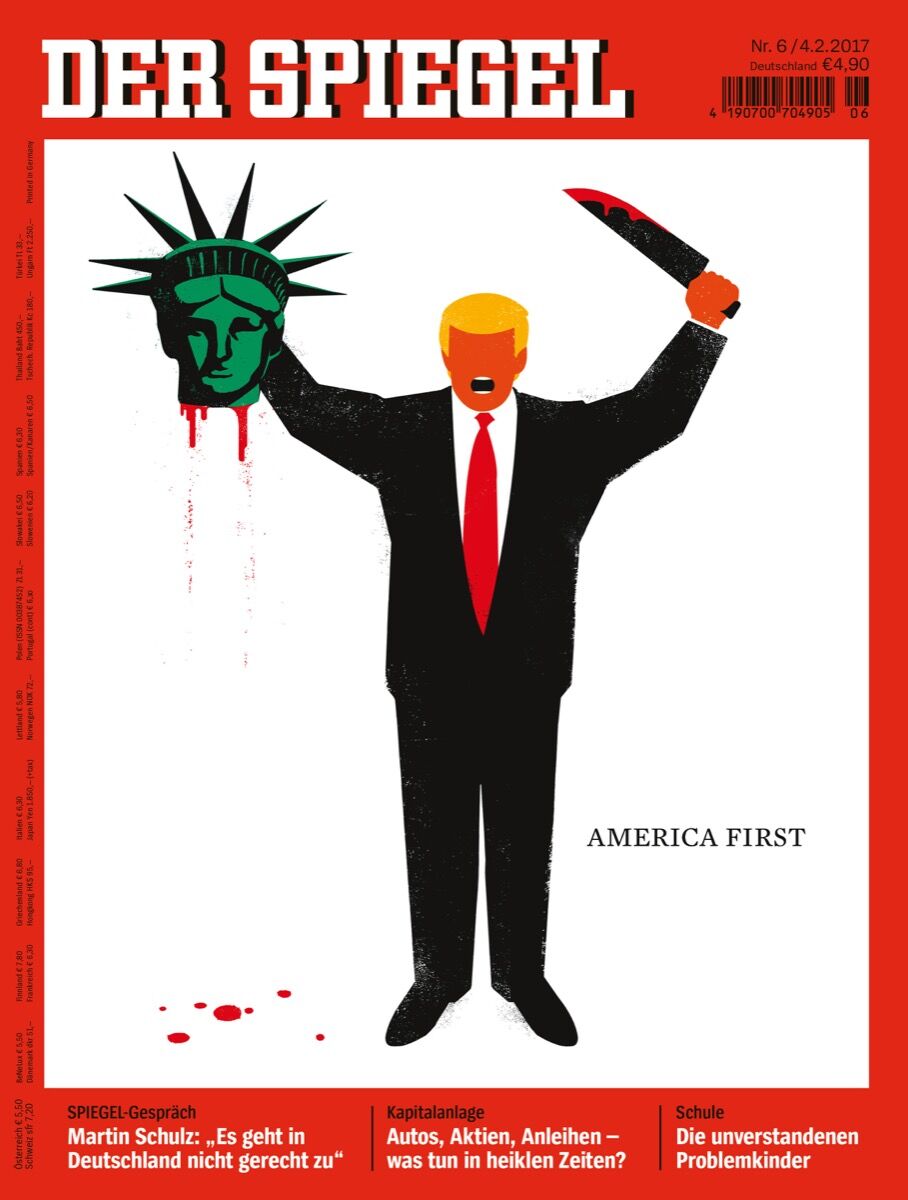 Meet Edel Rodriguez The Artist Behind Der Spiegel S Trump Covers Artsy