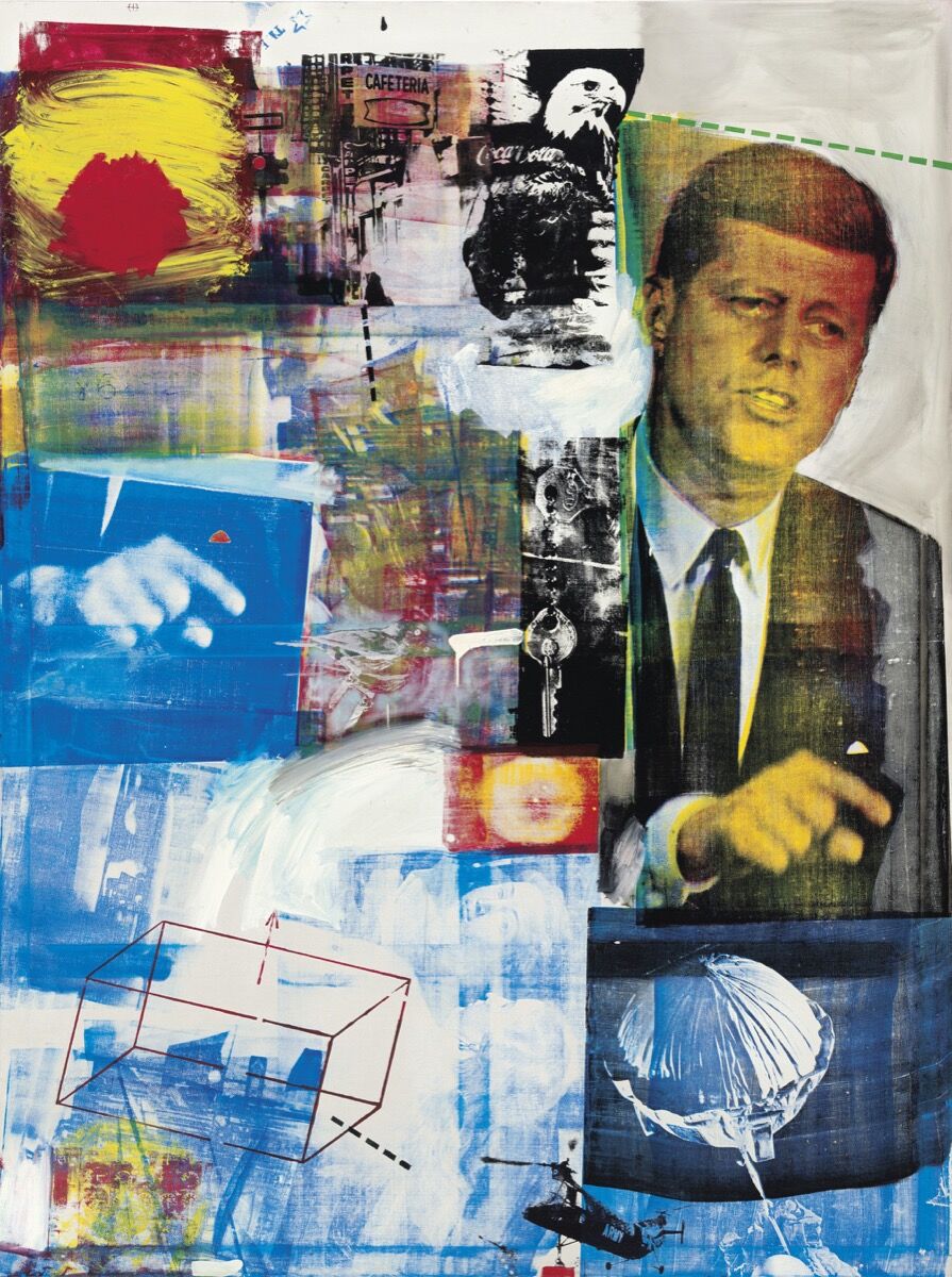 Robert Rauschenberg, Buffalo II, 1964. Cortesía de Christie & # x27; s.