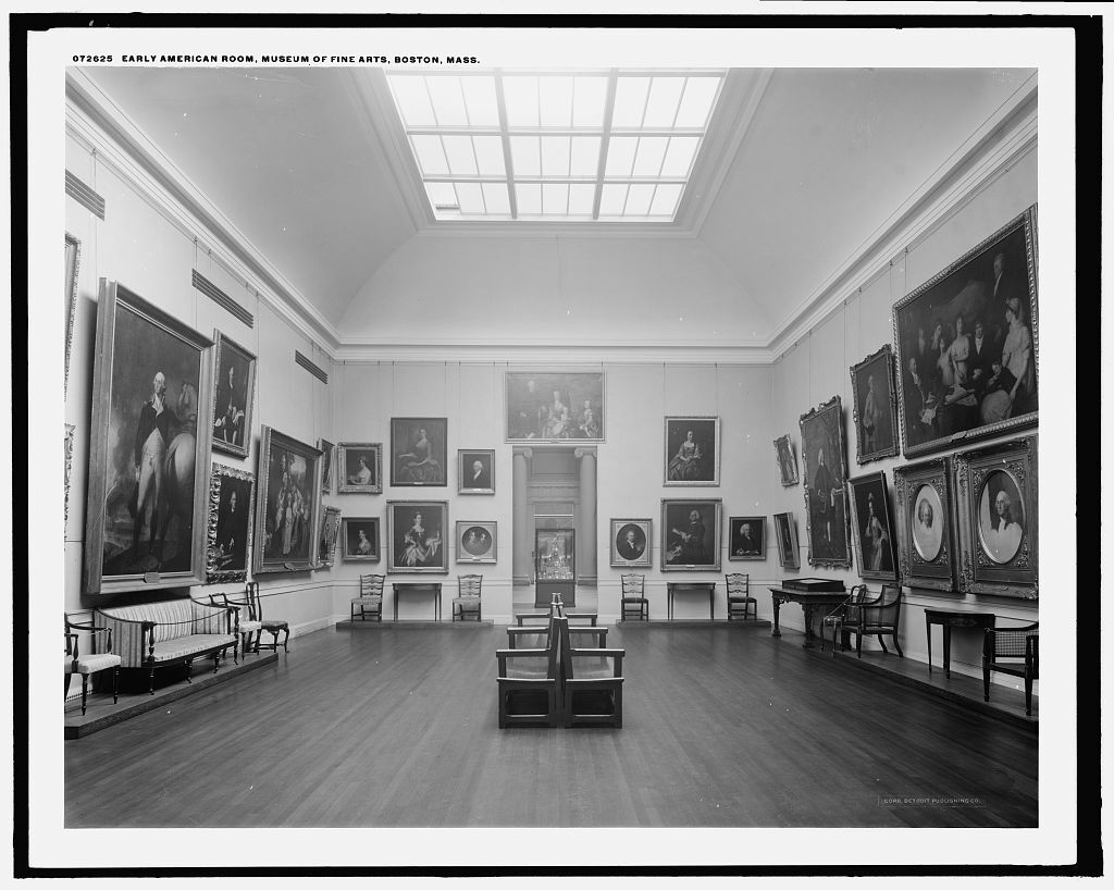 Early American Room, Museum of Fine Arts, Boston, Mass. Image via the Library of Congress.