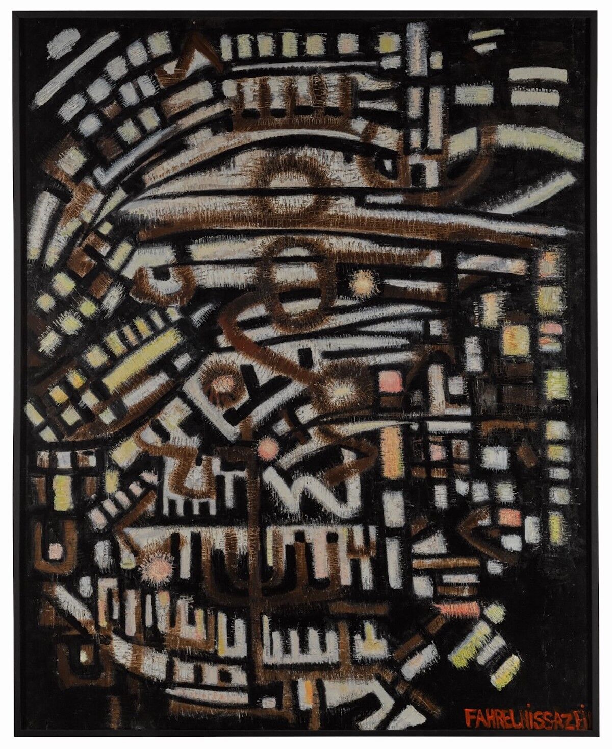 Fahrelnissa Zeid, Lunar Chiaroscuro, 1965