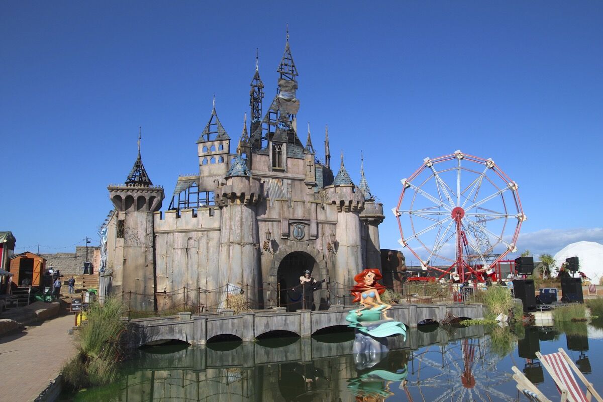 Banksy, Dismaland. Phtoto by Kathryn, via Flickr.