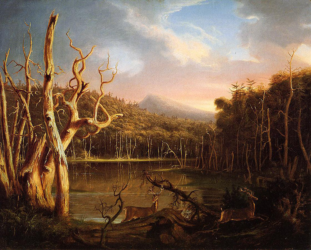Thomas Cole, Lake with Dead Trees (Catskill), 1825.