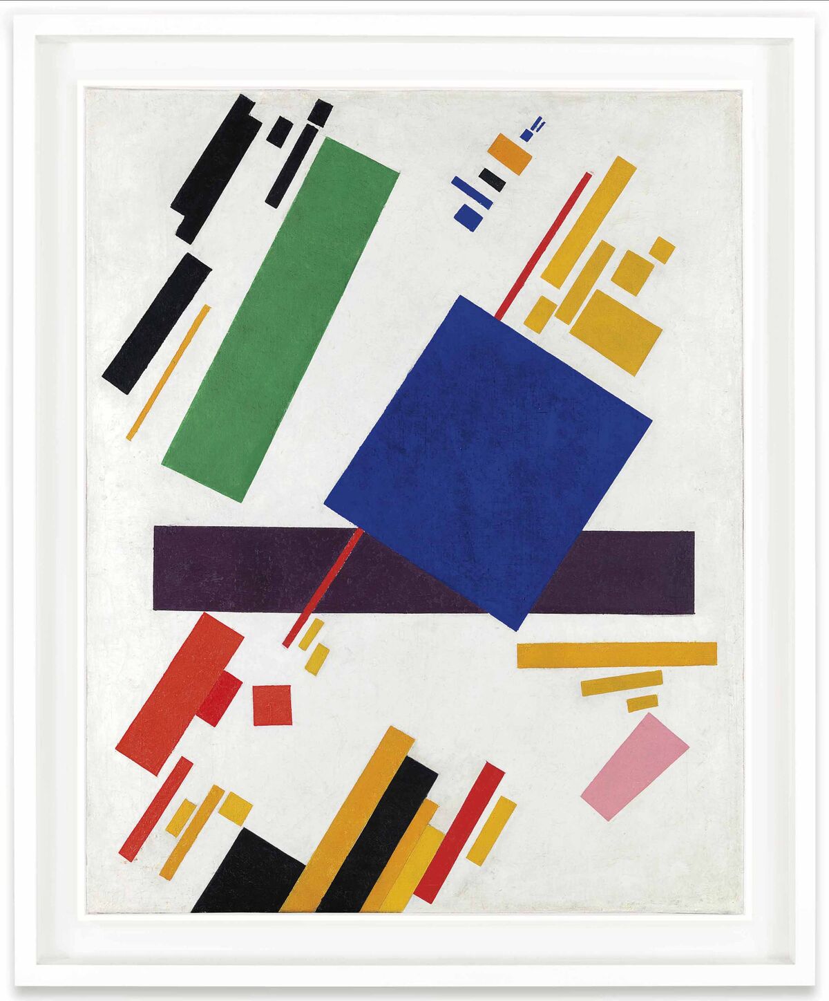 Kazimir Malevich, Suprematist Composition, 1916. Courtesy of Christieâs. 