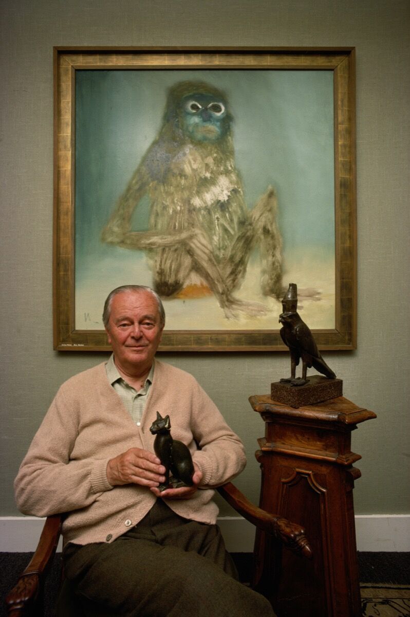 Author and broadcaster Kenneth Clark, 1977. Photo by Tony Evans/Timelapse Library Ltd./Getty Images.