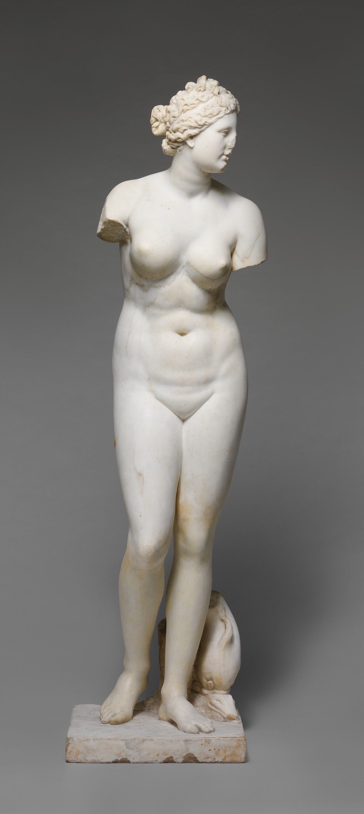 Marble statue of Aphrodite, 1st or 2nd century C.E. Courtesy of the Metropolitan Museum of Art.