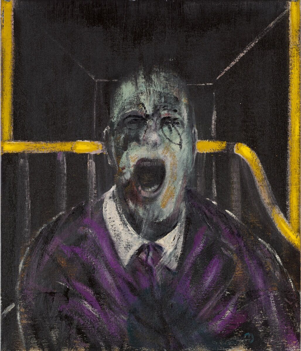 Francis Bacon, Study for a Head, 1952. Cortesía de Sotheby & # x27; s.
