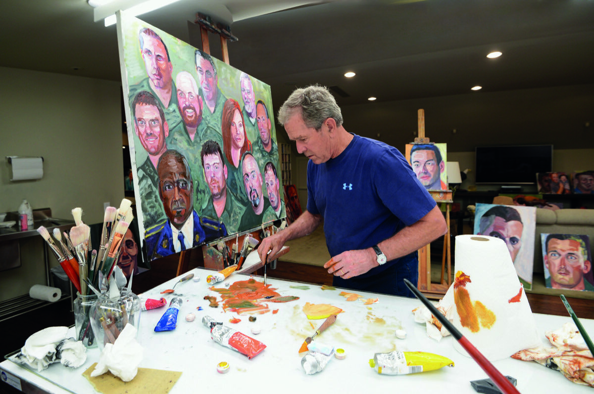 The Artist Who Taught George W Bush To Paint Artsy