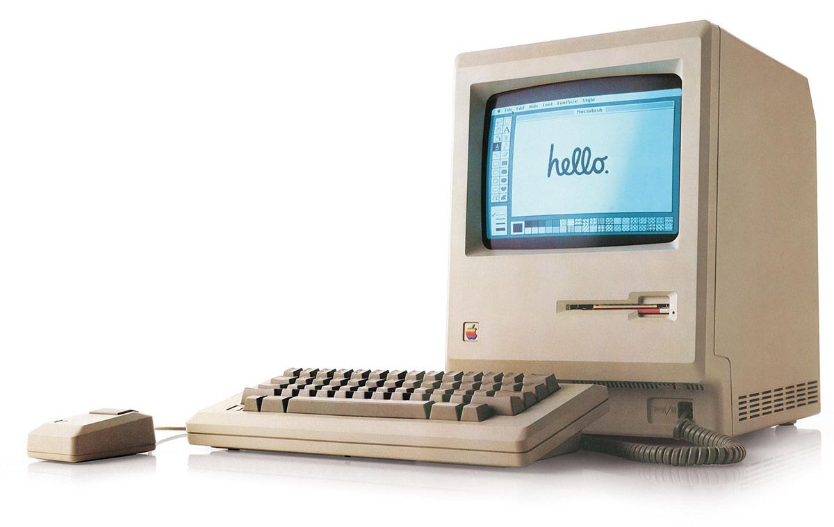 A 1984 Macintosh. Photo via Dave Winer on Flickr.