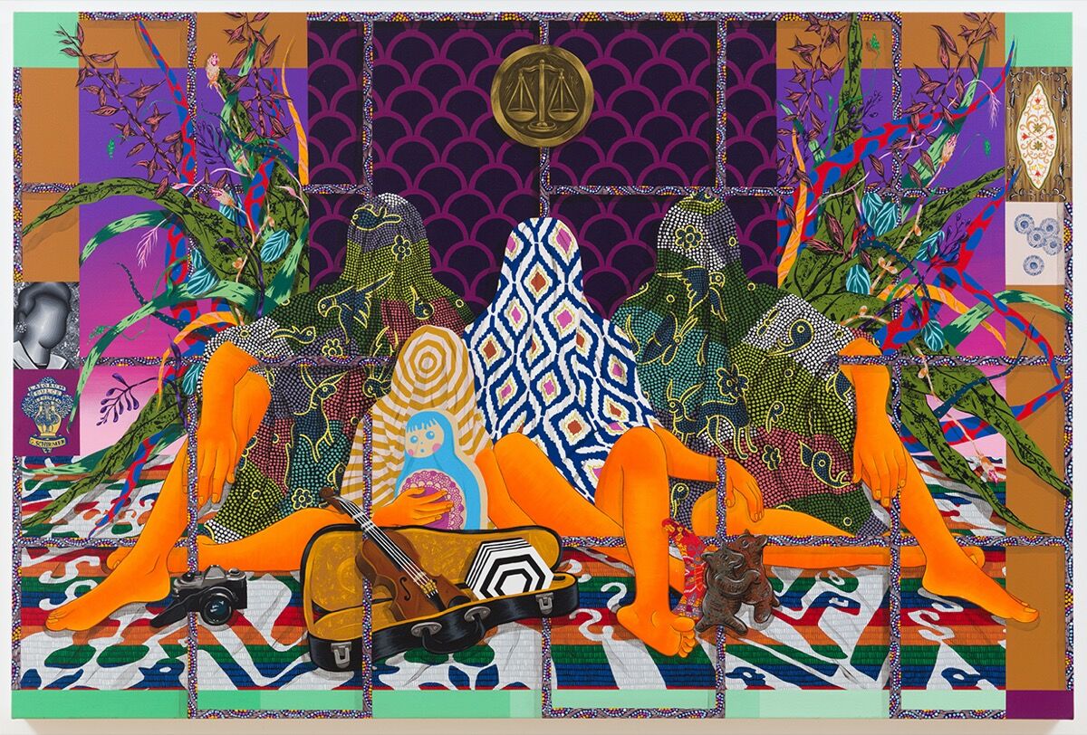 Amir H. Fallah, Scales Of Justice, 2019. Cortesía del artista y Artadia. Amir H. Fallah fue galardonado con Artadia en 2020.