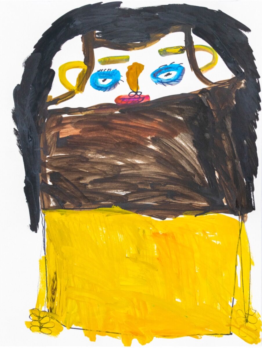 Latefa Noorzai, Untitled, 2019. Courtesy of Creative Growth Art Center and Outsider Art Fair.