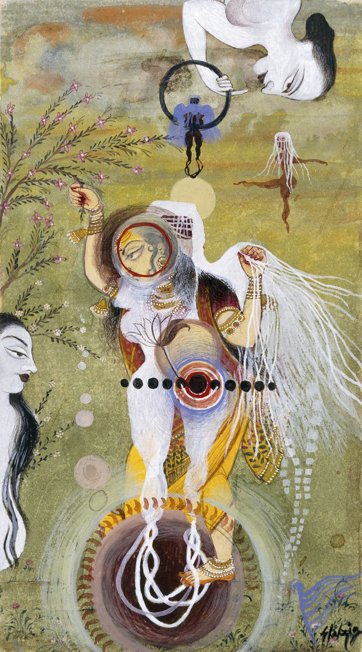 Shahzia Sikander, Uprooted Order, Series 3, No. 1, 1997. © Shahzia Sikander. Courtesy of the artist; Sean Kelly, New York; and the Morgan Library & Museum.