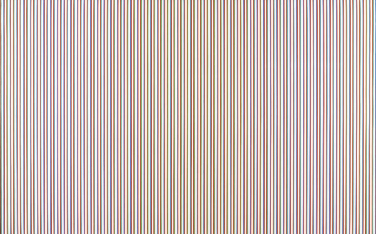 Bridget Riley, Late Morning, 1967-8. © Bridget Riley 2018. Courtesy of Tate Liverpool.