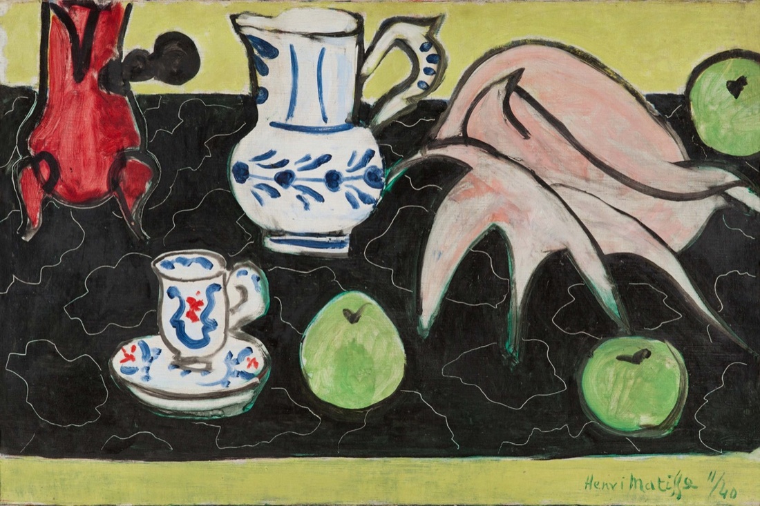 Henri Matisse, Still Life with Seashell on Black Marble, 1940. The Pushkin Museum of Fine Arts, Moscow. Photo © Archives H. Matisse. © Succession H. Matisse/DACS 2017. Courtesy of the Royal Academy of Arts. 