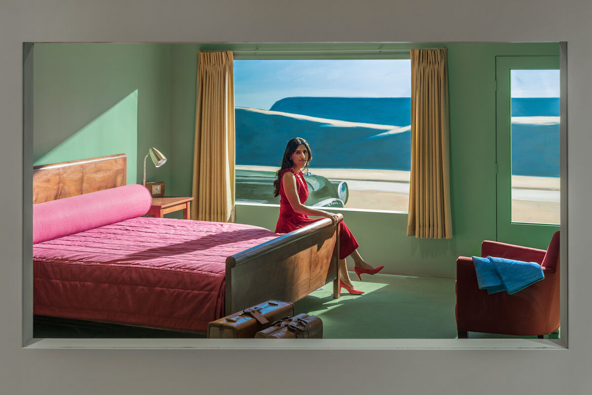 Virginia Museum of Fine Arts Hopper Hotel Experience. Photo by Travis Fullerton. © Virginia Museum of Fine Arts, October 2019.