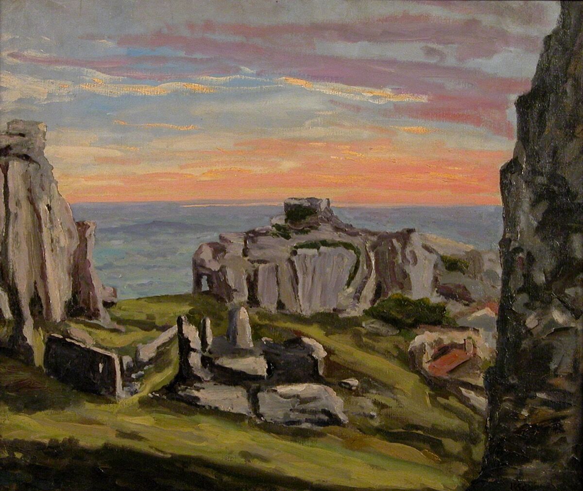 When He Wasn T Making History Winston Churchill Made Paintings Artsy