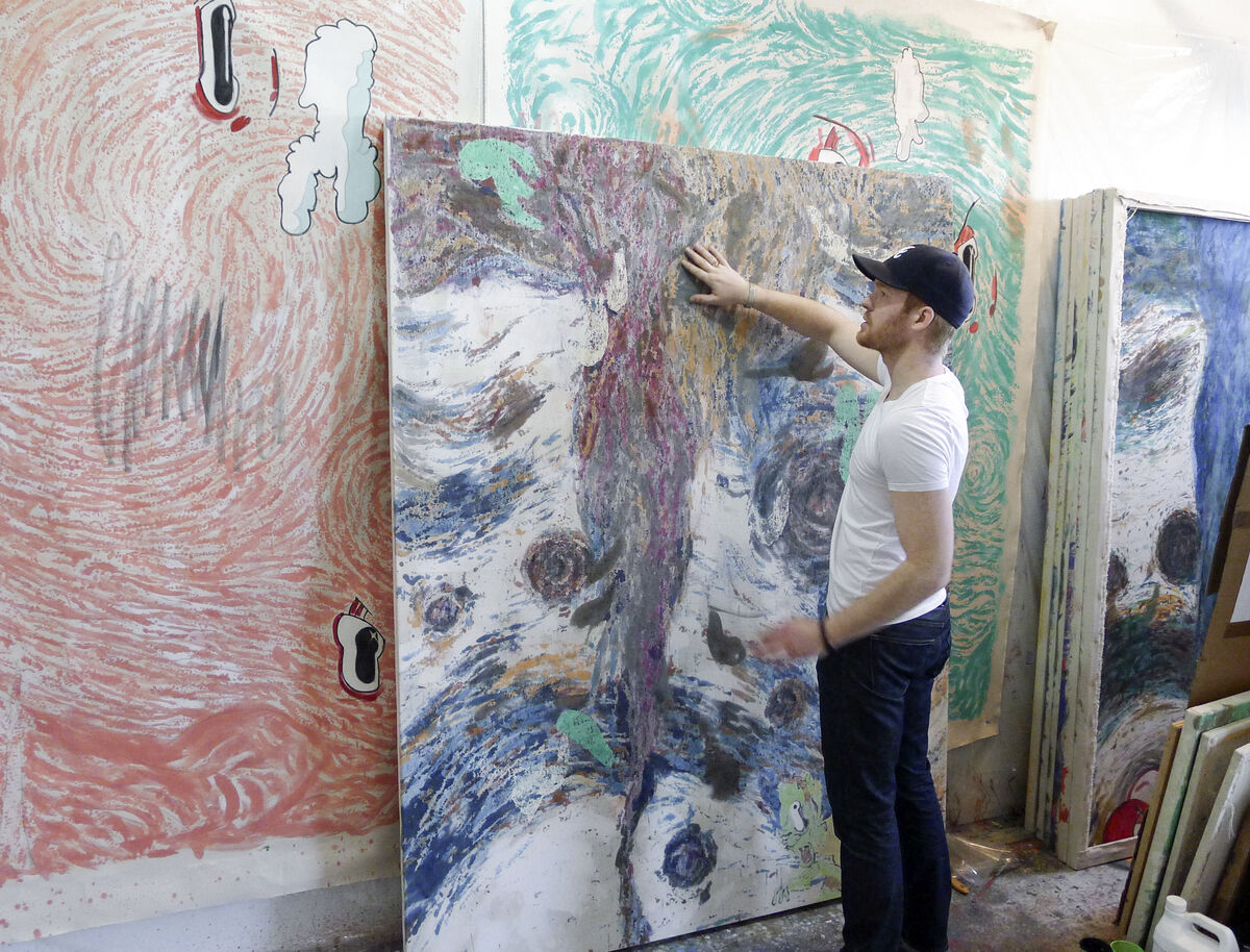 Talking To Painter Chris Hood About Emojis And Starry Night Artsy Talking To Painter Chris Hood About Emojis And Starry Night Artsy