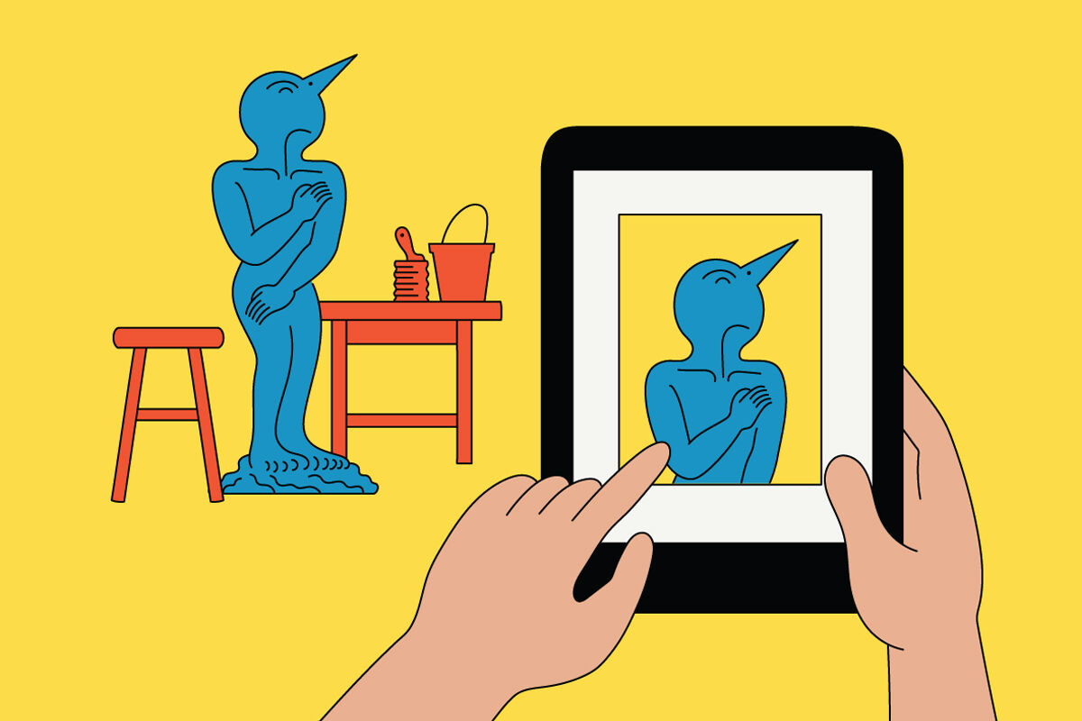 Illustration by Tomi Um for Artsy.