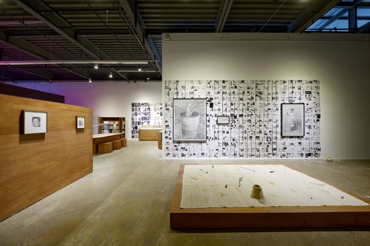 Kang Seung Lee, installation view of Untitled (QueerArch), 2018–21, in the 13th Gwangju Biennale, Gwangju, 2021. Photo by Sang tae Kim. Courtesy of the artist and the Gwangju Biennale.