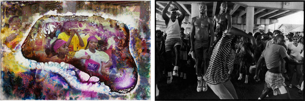 Left: Chandra McCormick, Pink Pride; Right: Chandra McCormick, Ascension. Images courtesy of the artist.