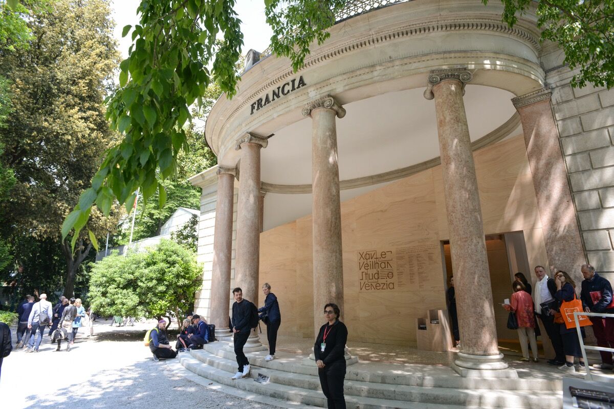 The French Pavilion at the 57th Venice Biennale, 2017. Photo by Casey Kelbaugh for Artsy.