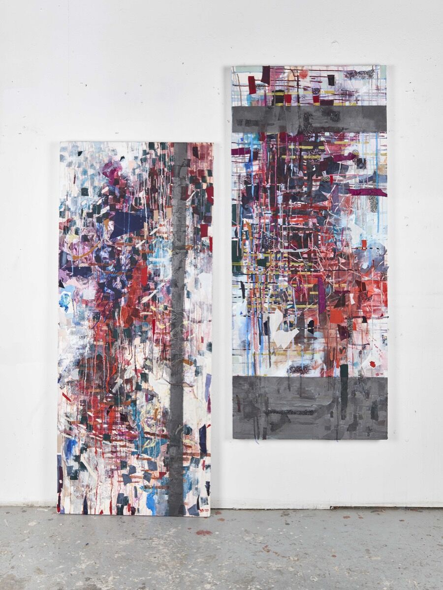 Bev Butkow, Surface Tension I and Surface Tension II, 2020. Courtesy of the artist and Guns and Rain.