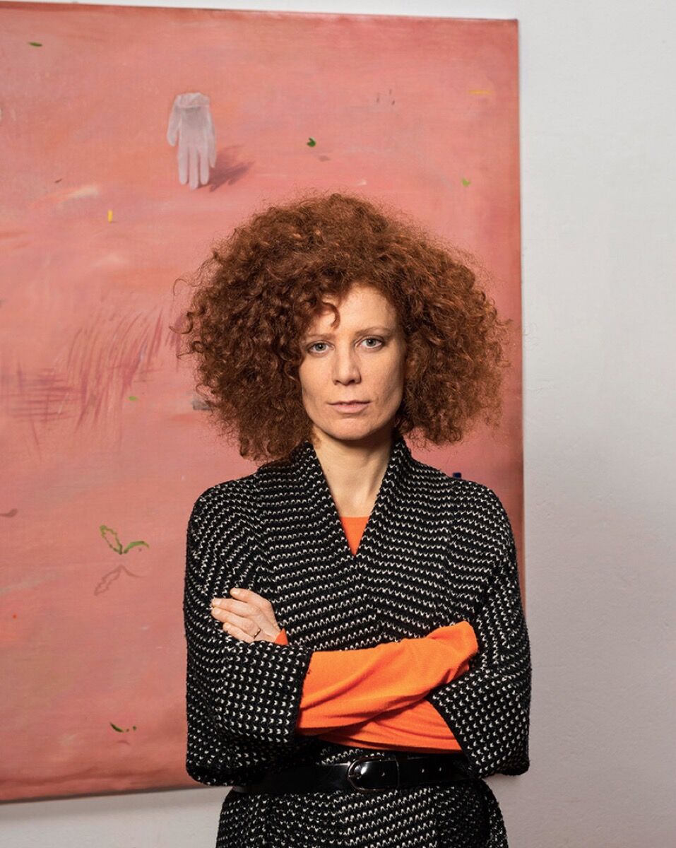 Portrait of Vera Portatadino. Courtesy of #ARTISTSINQUARANTINE.