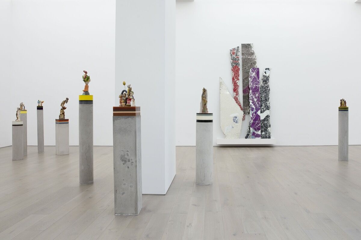 Bharti Kher, installation view of “The Unexpected Freedom of Chaos” at Perrotin, New York, 2020. Photo by Guillaume Ziccarelli. Courtesy of the artist and Perrotin.