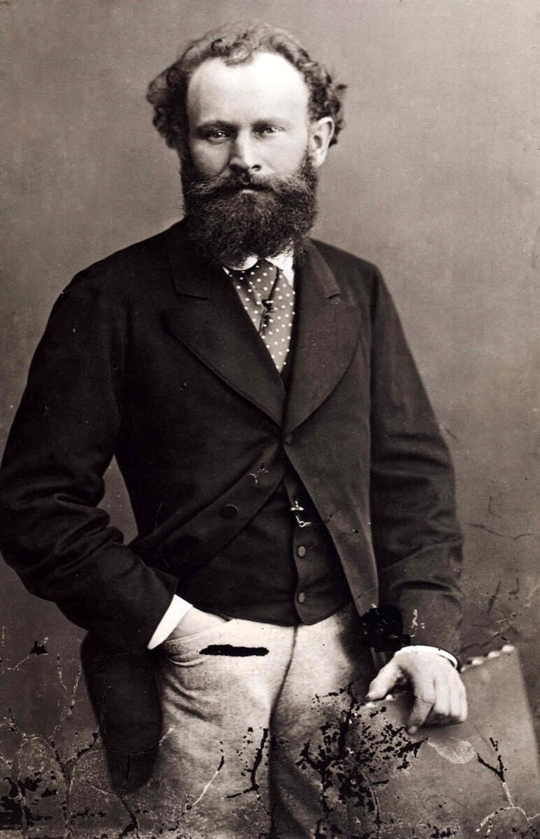 Nadar, Portrait of Édouard Manet, ca. 1867-70. Photo via Wikimedia Comm