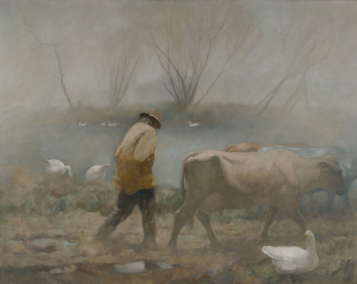 N. C. Wyeth, April Rain, 1935. Courtesy of the Brandywine River Museum of Art.