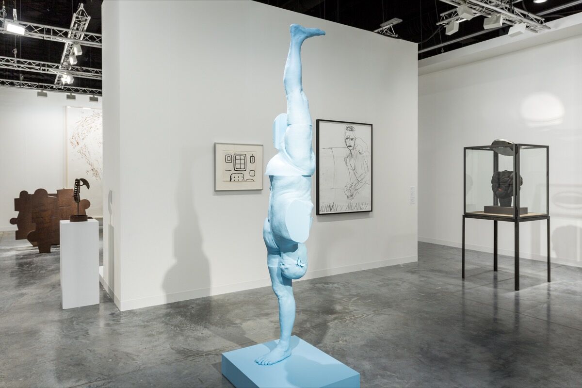 Installation view of Hauser & Wirth’s booth at Art Basel in Miami Beach, 2017. Photo by Alain Almiñana for Artsy.