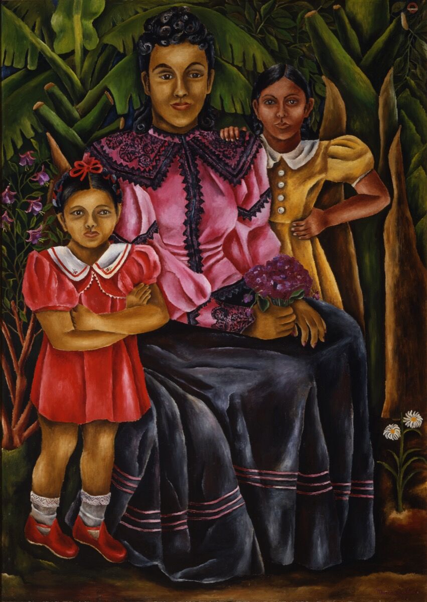 María Izquierdo, Mis sobrinas, 1940. © 2019 Artists Rights Society (ARS), Nueva York / SOMAAP, Ciudad de México.  Reproducción autorizada por el Instituto Nacional de Bellas Artes y Literatura, 2019. Cortesía del Museo Whitney de Arte Americano.