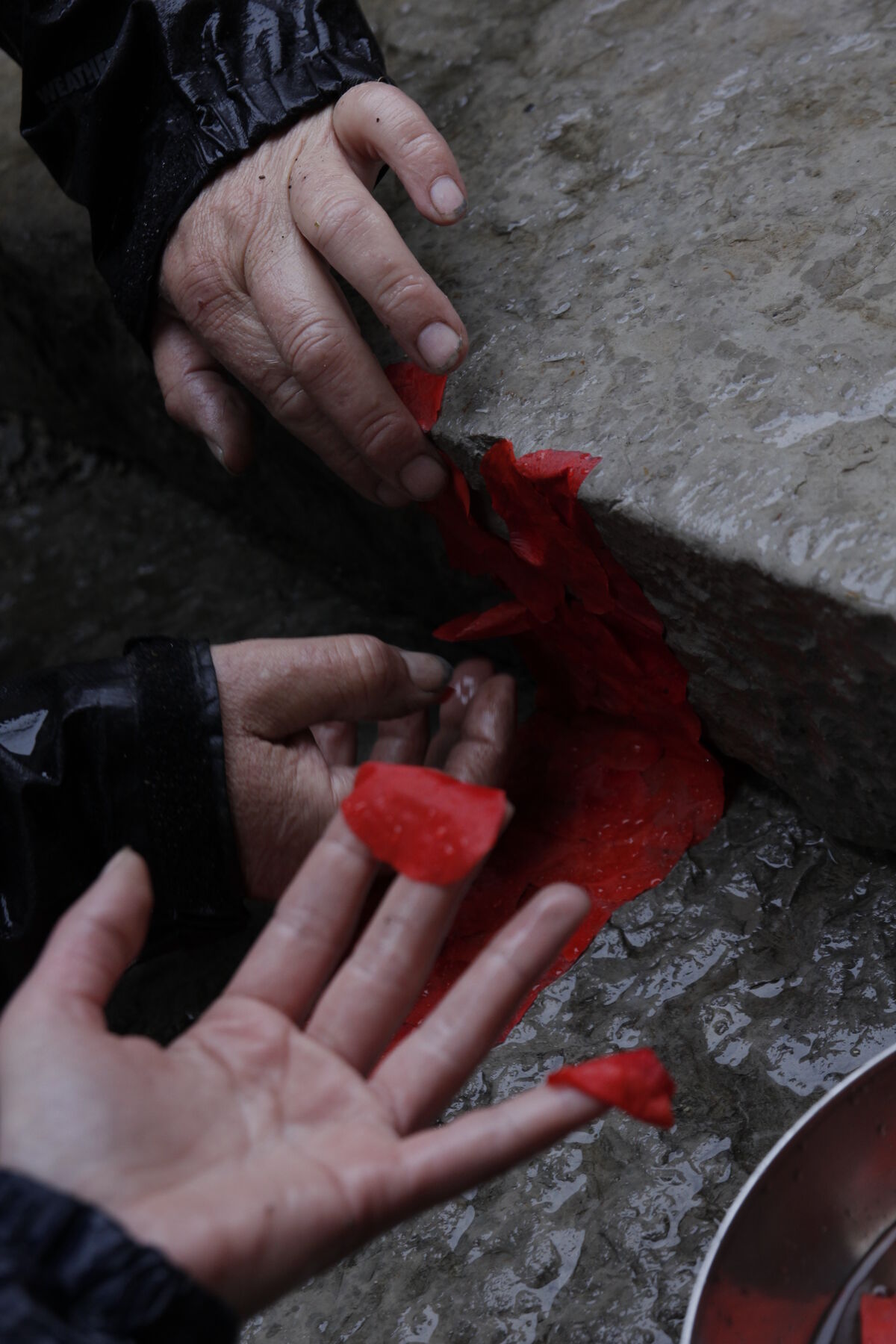 Andy Goldsworthy in Leaning into the Wind, a Magnolia Pictures release. © Thomas Riedelsheime, all rights reserved. Courtesy of Magnolia Pictures.