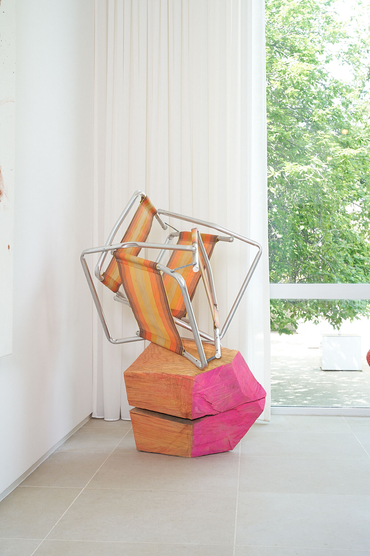 Interior view of Joe and Kristen Cole’s Dallas home featuring artwork by Sarah Braham. Photo by Katy Shayne. Courtesy of Joe and Kristen Cole.